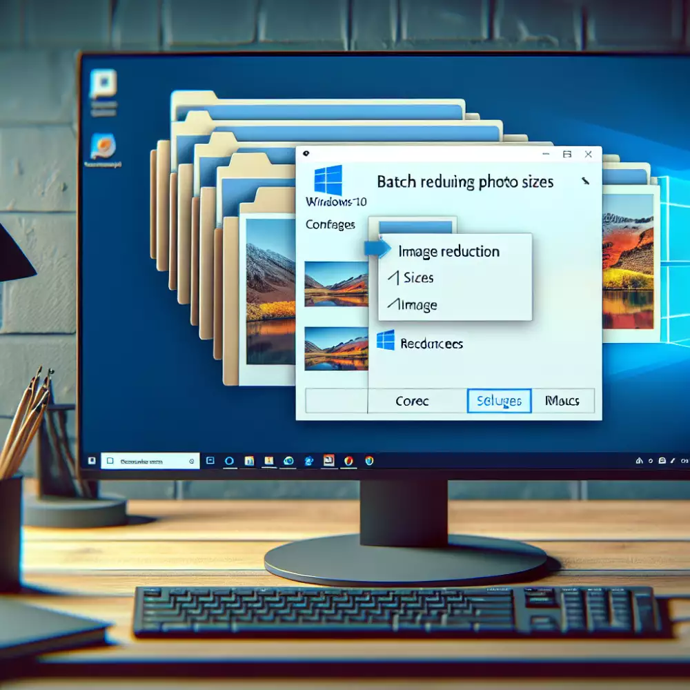 hromadné zmenšení fotek windows 10